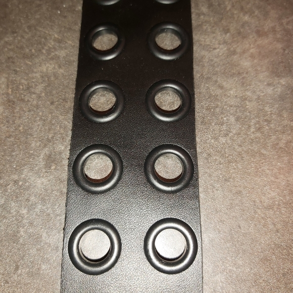 Leather Biker Bracelet - Picture 2 of 4